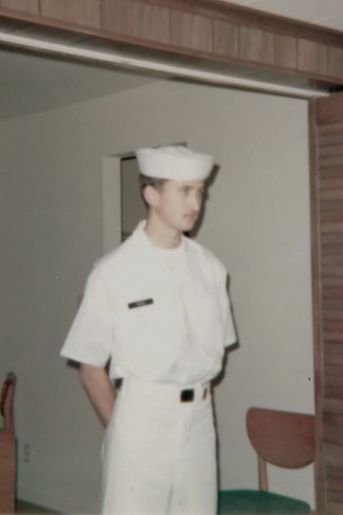 photo of David in uniform